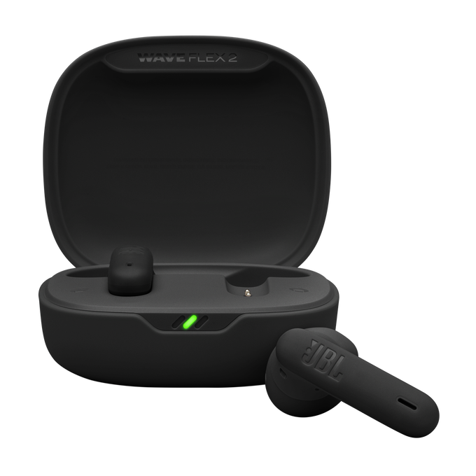 JBL Wave Flex 2 - Black - True Wireless Earbuds - Hero image number null